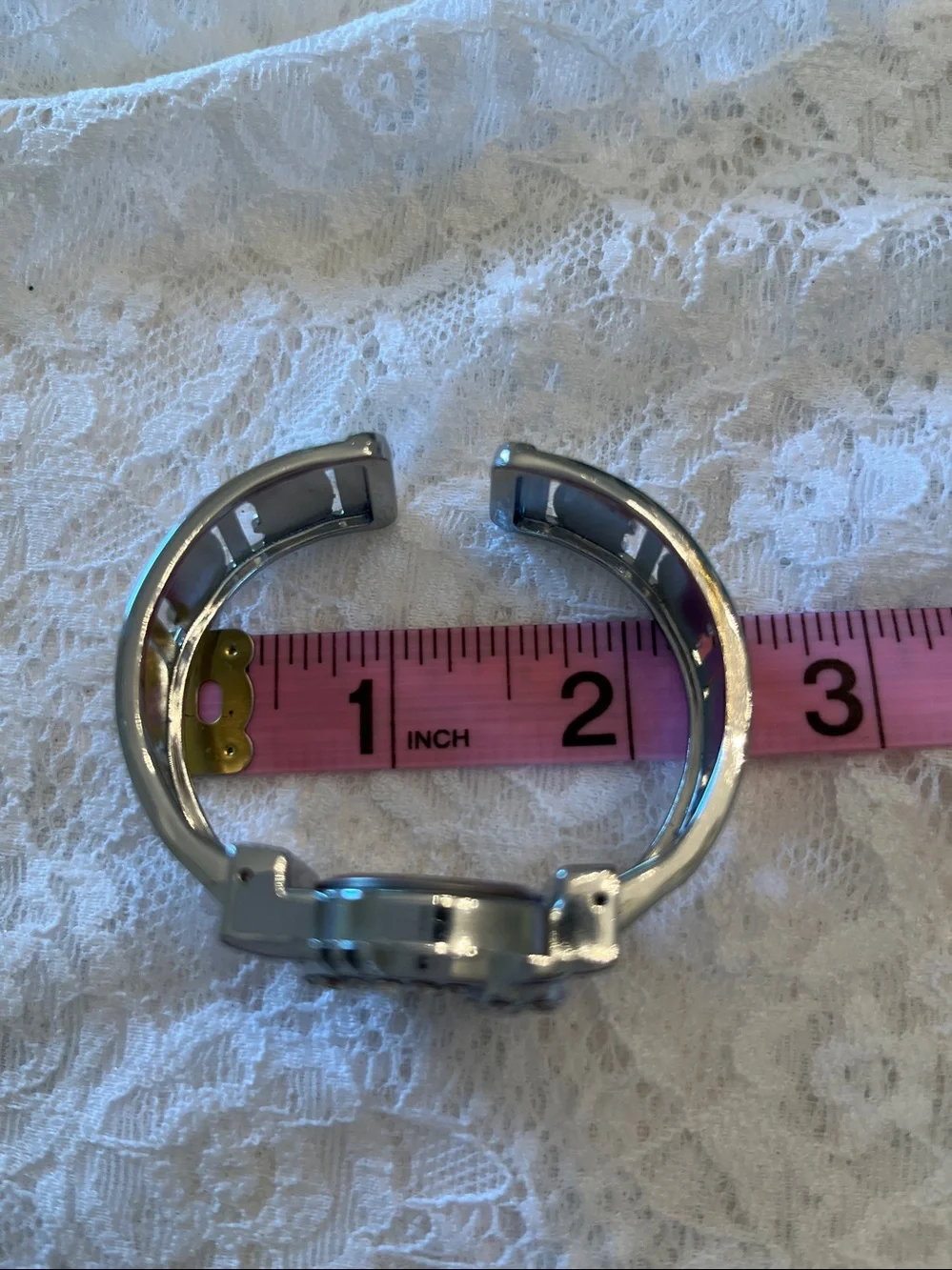 Hello Kitty Silver Crystal Accent Bangle Watch